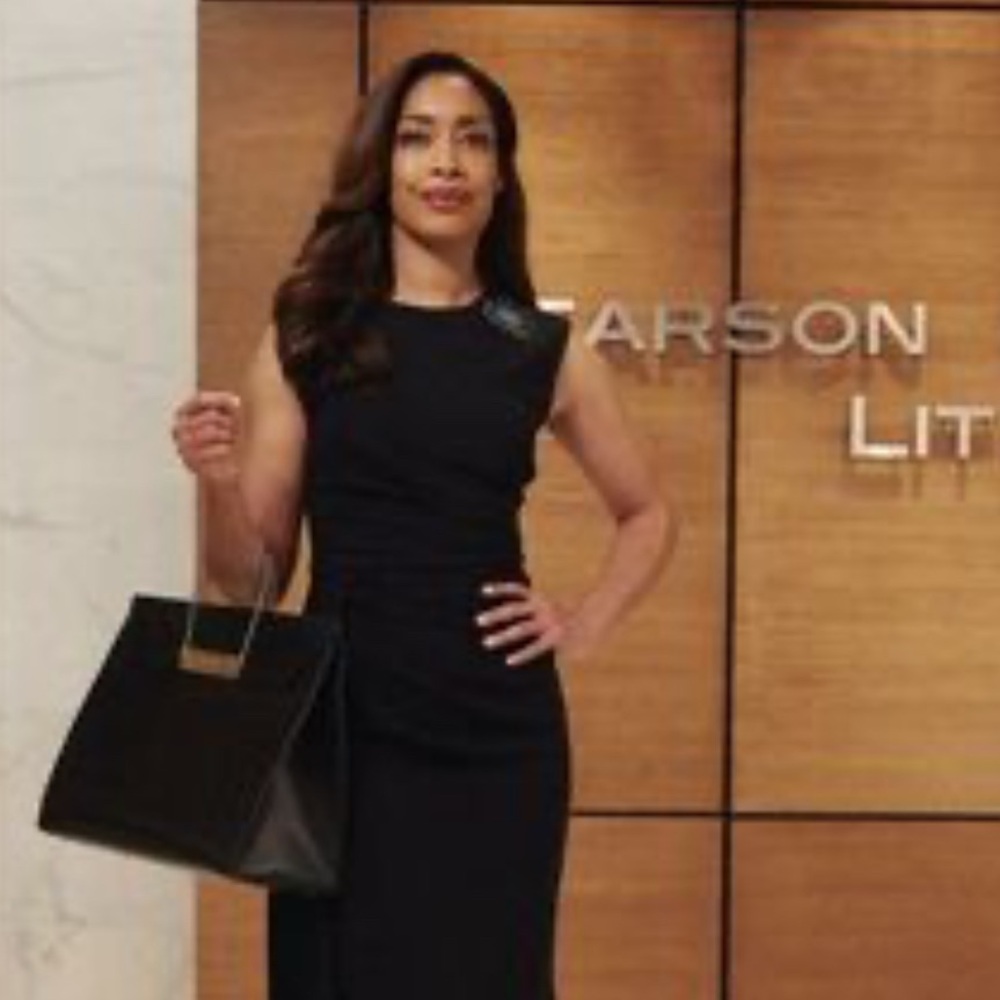Aspire to fit in on TV’s Suits? Then you need this Theory black wool shift dress